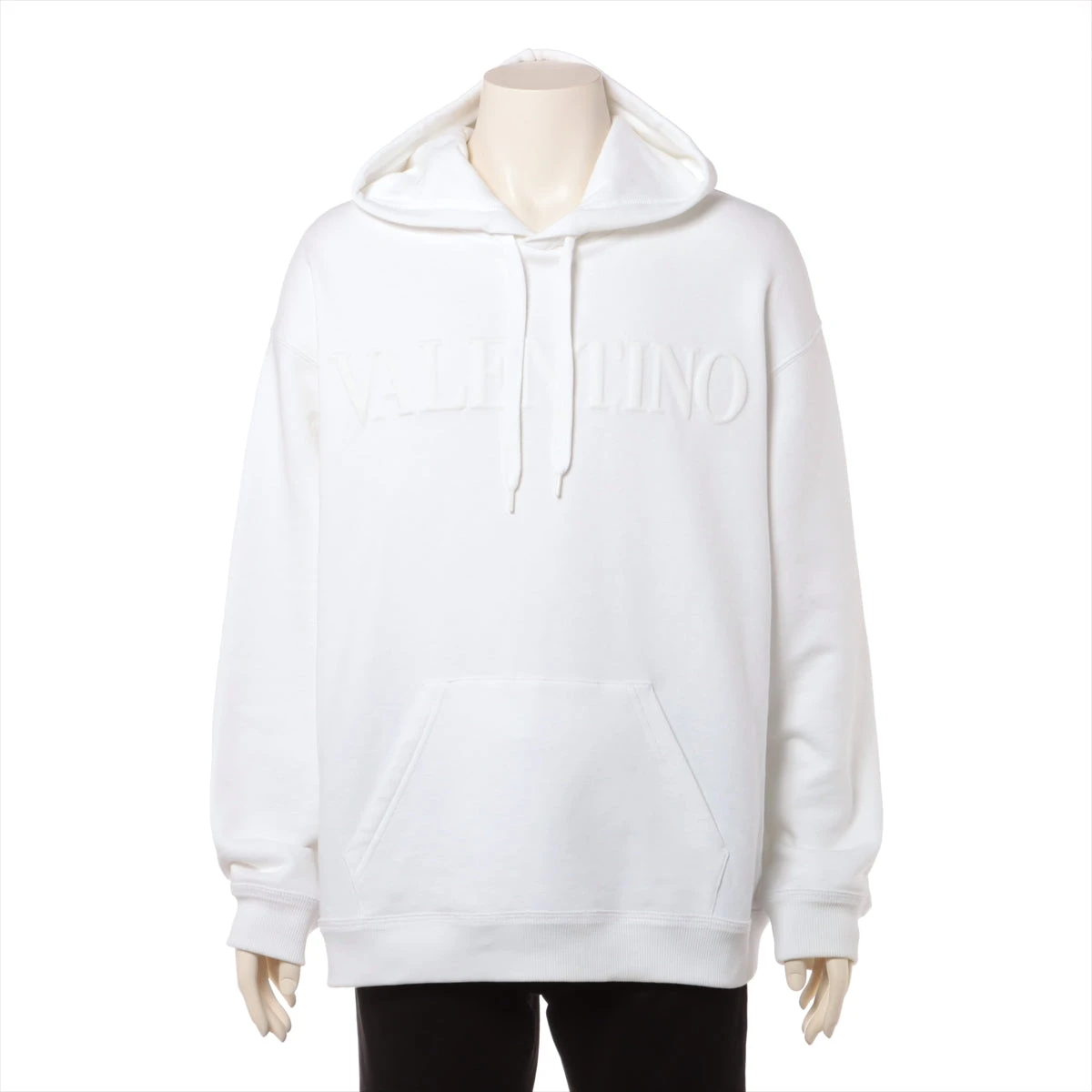 ヴァレンティノ コットン×ポリウレタン パーカー S メンズ ホワイト  