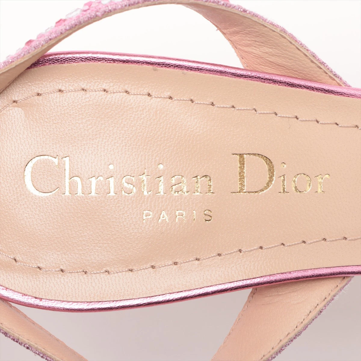 【未使用】DIOR ディオール EVERY-D スライド　サンダル　ピンク Christian Dior クリスチャンディオール KCQ861LBO62P345 EVERY