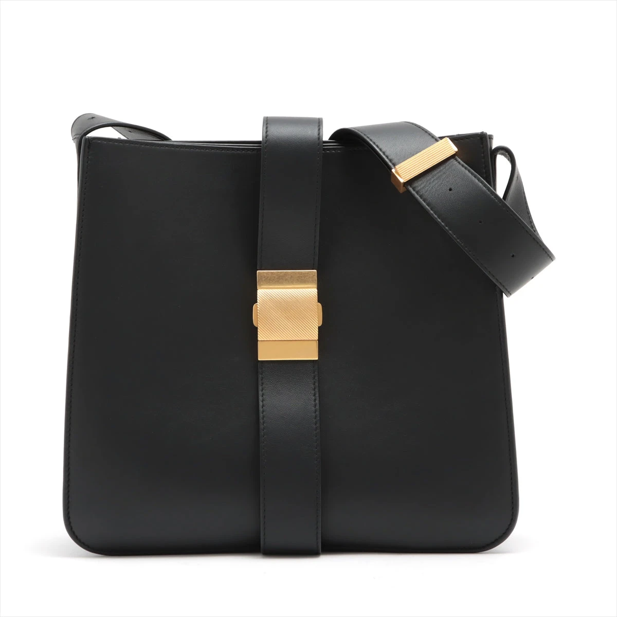 ボッテガヴェネタ マリー レザー ショルダーバッグ ブラック A2176967  