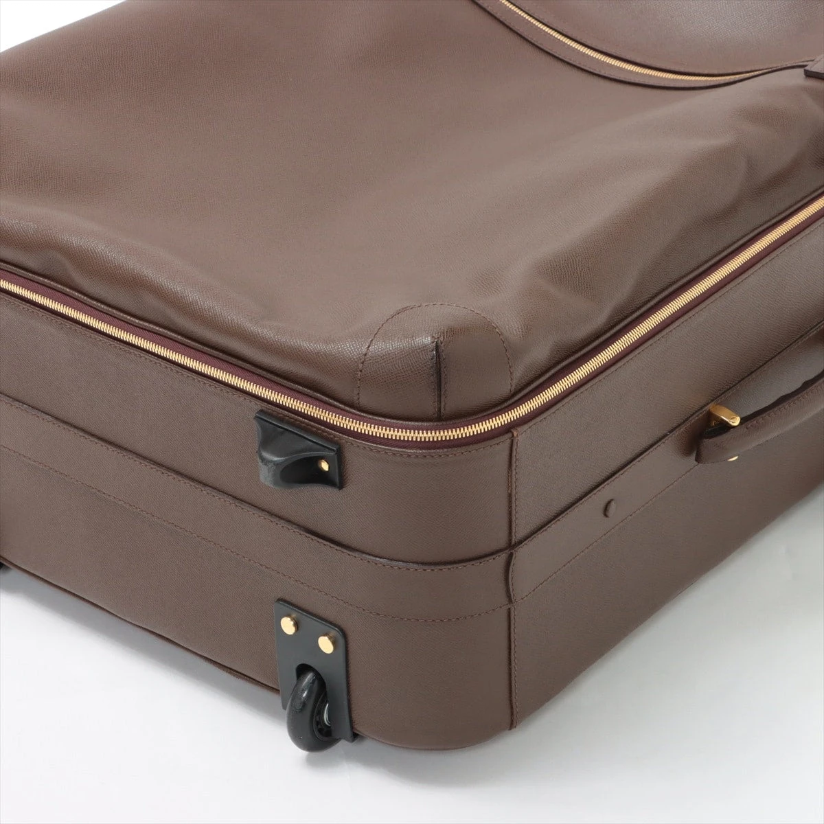 個包装】モラビト レザー キャリーケース ブラウン A2196875｜中古
