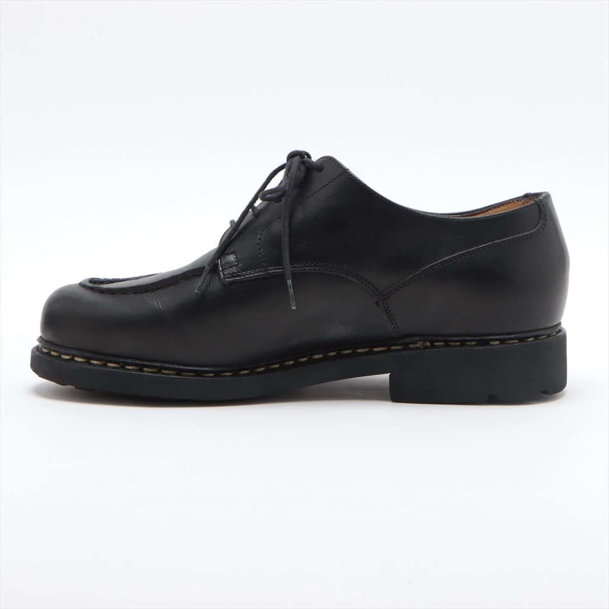 美品　Paraboot パラブーツ　シャンボード　黒　7.5 シューツリー付 パラブーツ シャンボード レザー レザーシューズ 7 メンズ