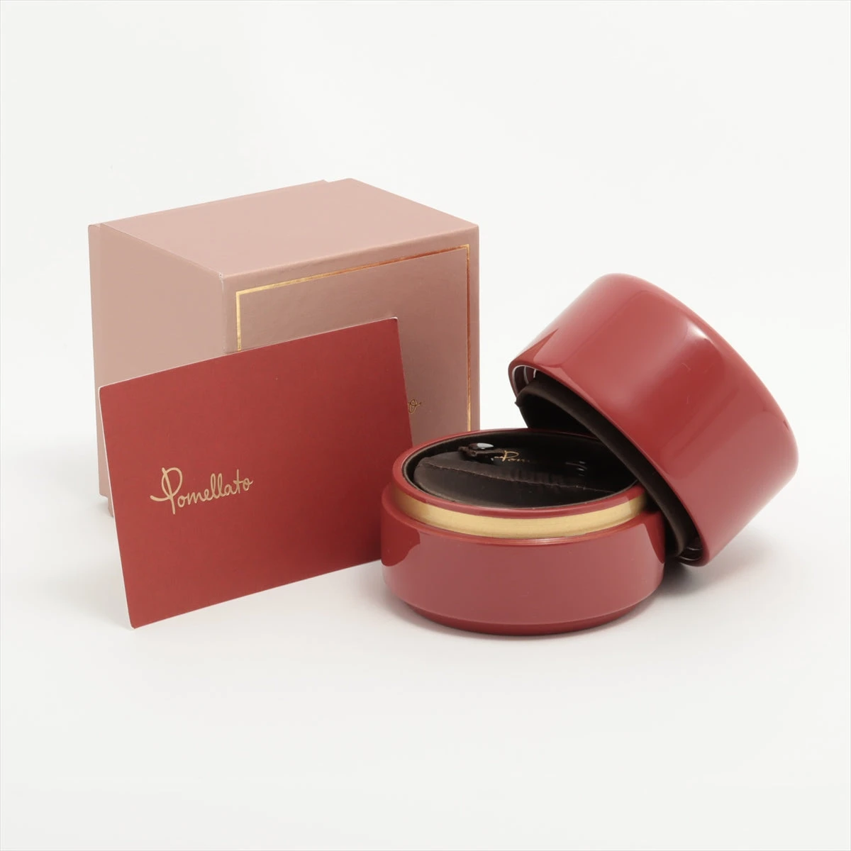 ポメラート オルセット ルビー ネックレストップ 750(YG) 4.0g