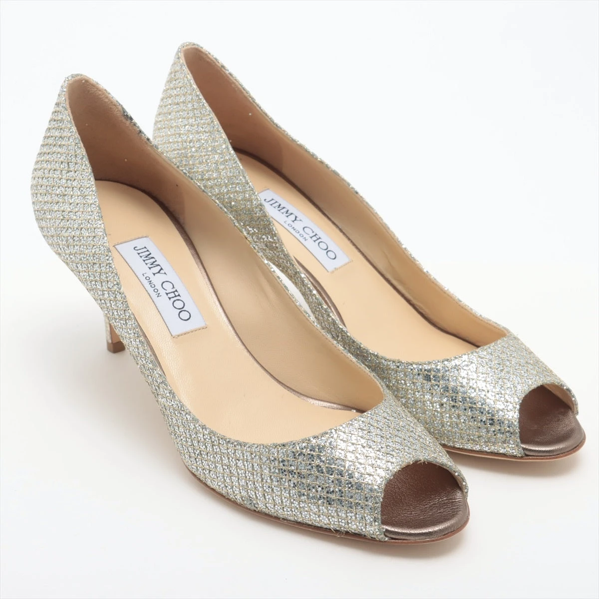 ジミーチュウ★オープントゥパンプス オープントゥ Jimmy Choo(ジミーチュウ) パンプス(レディース