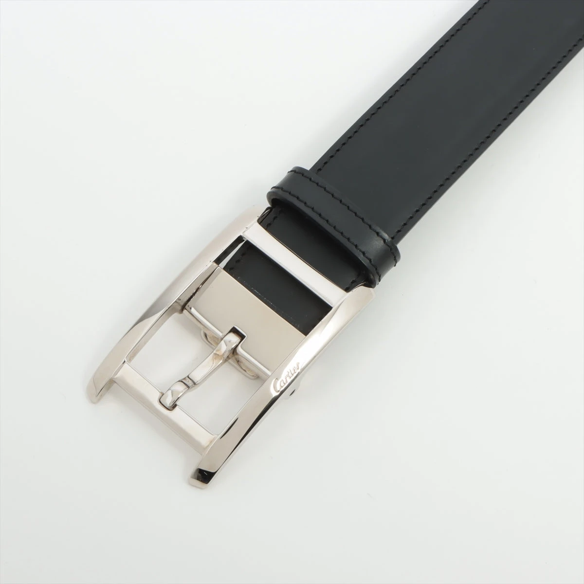 Cartier カルティエ タンク リバーシブルベルト ブラック×シルバー金具 楽天市場】Cartier カルティエ リバーシブル ベルト レザー 黒