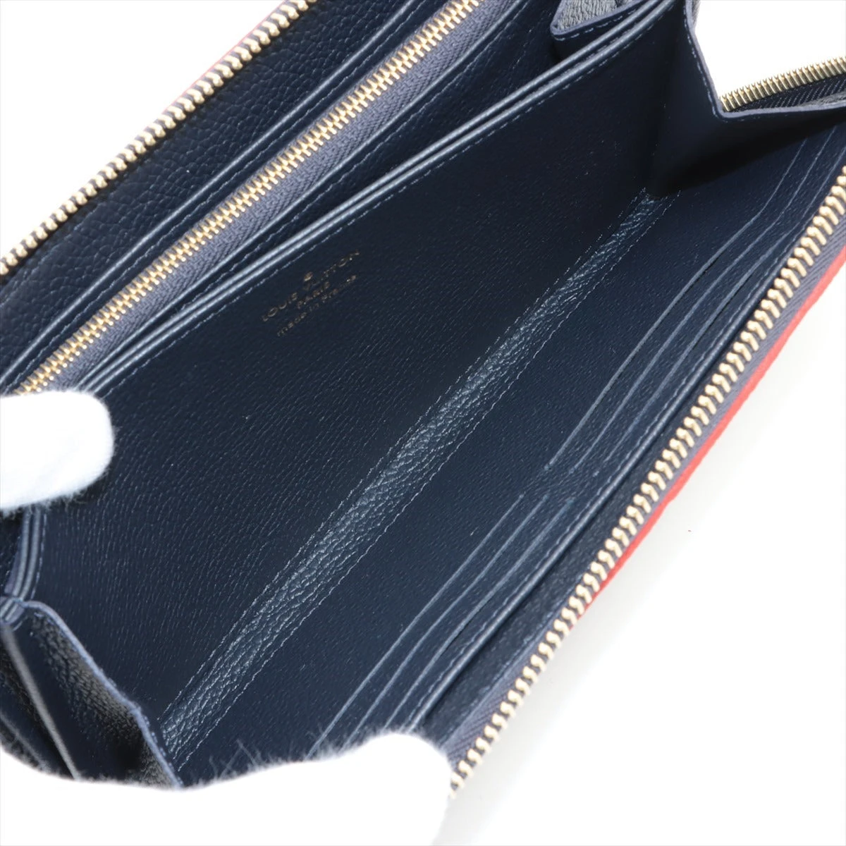 【ほぼ新品】ルイヴィトン アンプラント クレマンス ジッピーウォレット マリーヌ LOUIS VUITTON ルイ ヴィトン モノグラム アンプラント