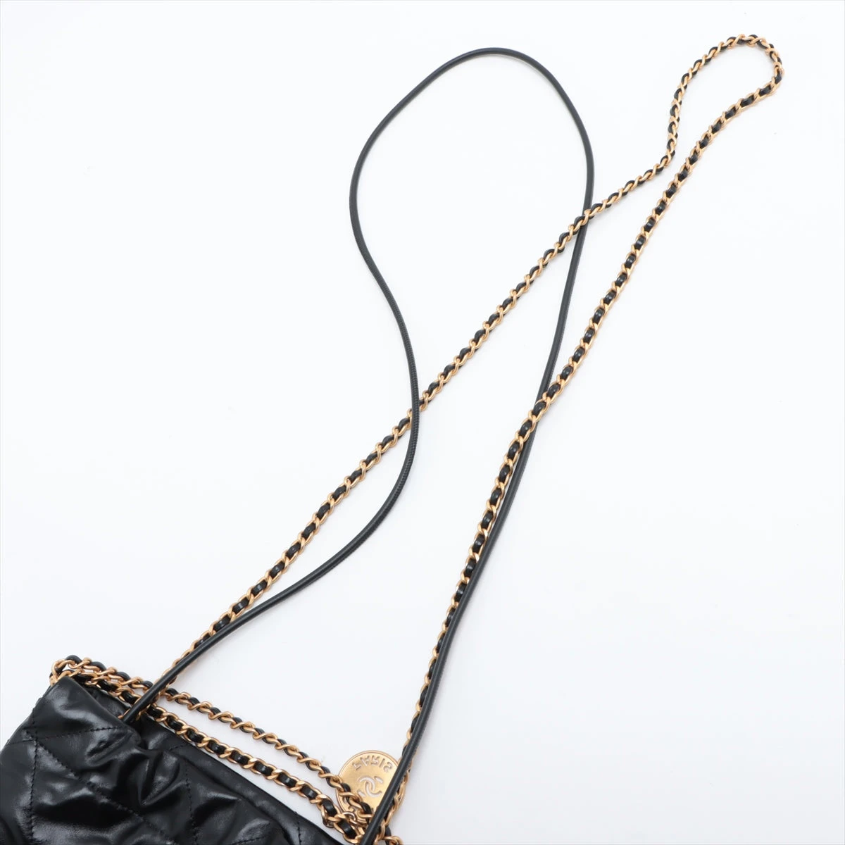 シャネル シャネル22ミニ シャイニーカーフスキン 2WAY