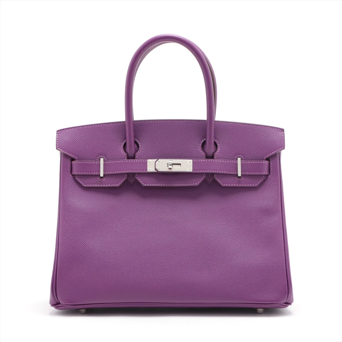 エルメス バーキン30 ヴォーエプソン アネモネ シルバー金具 □R:2014年