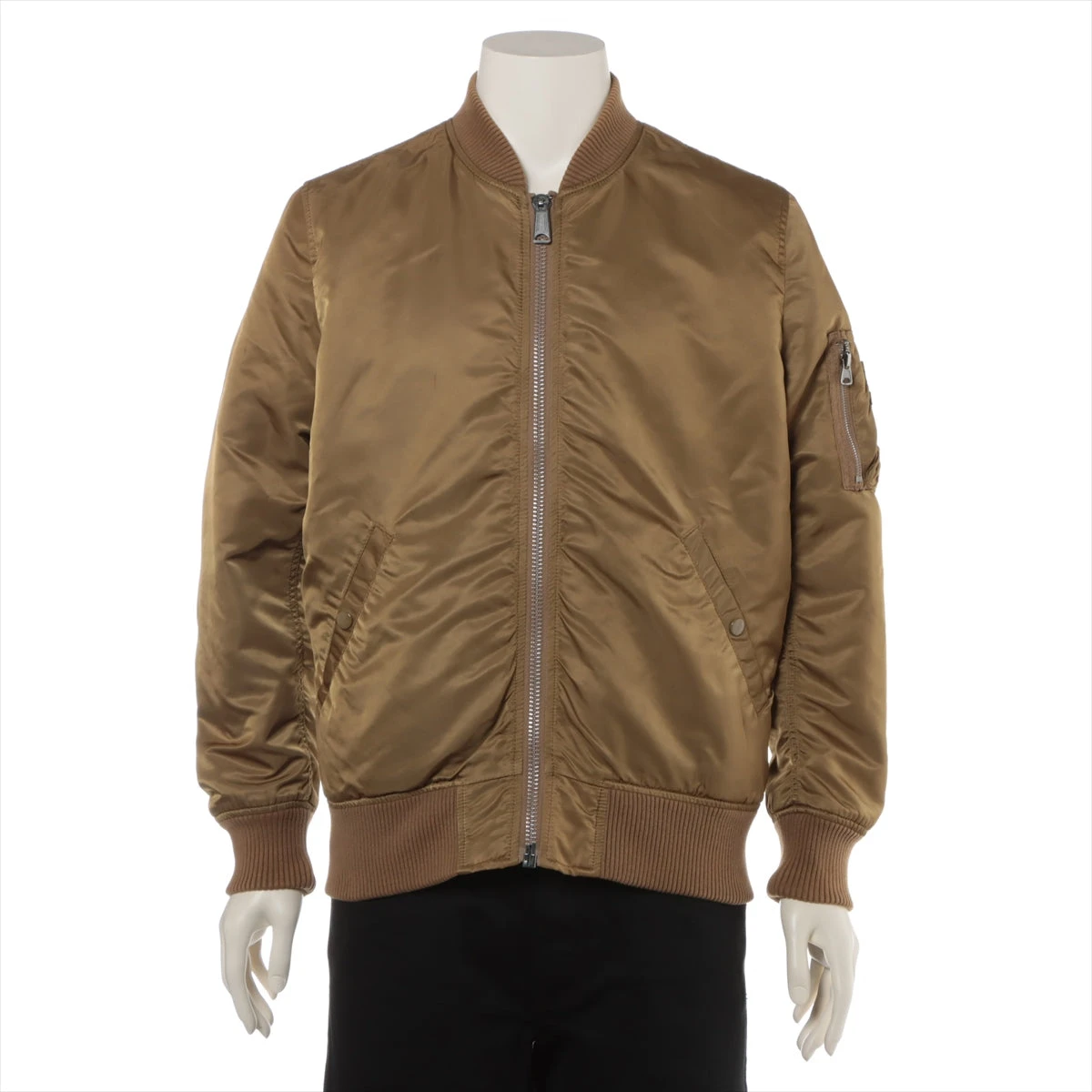 シュプリーム ナイロン ブルゾン S ブラウン リバーシブル 051305