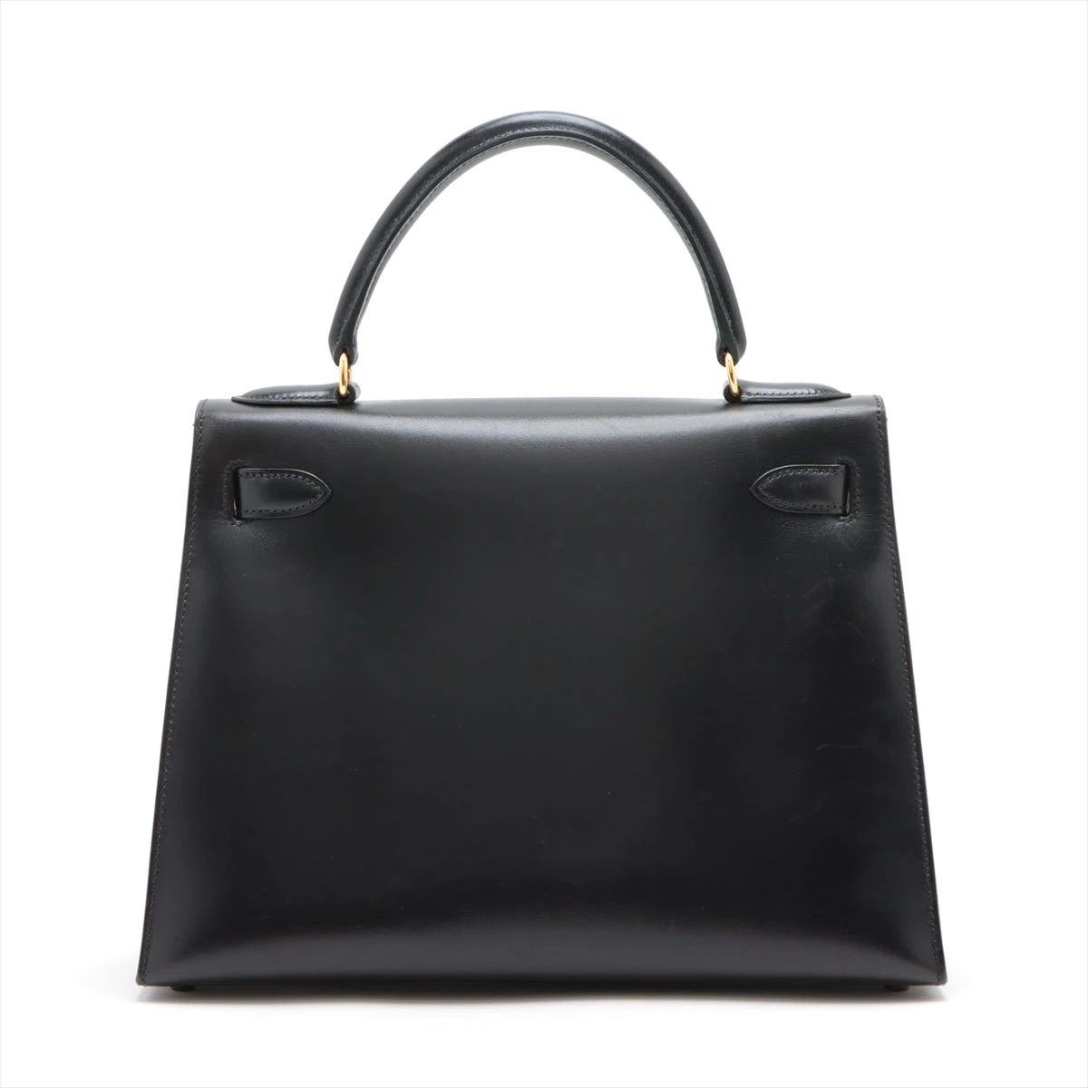 アリーナ　ケリーブルック HERMES ケリー 25 ボックスカーフ ブルーサフィール 外縫い