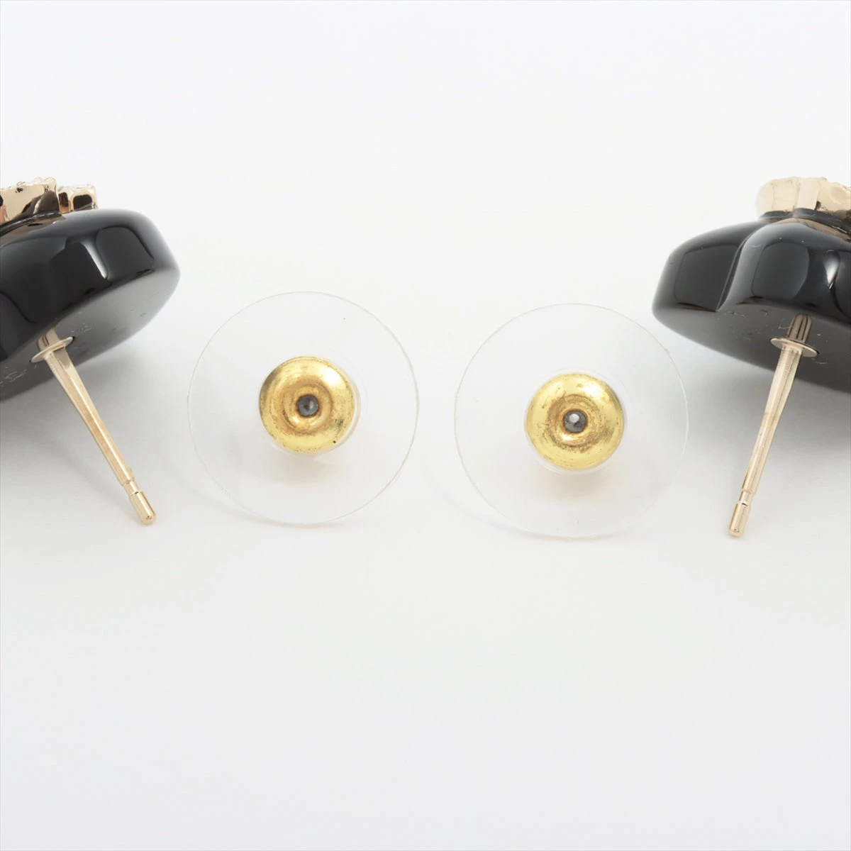 シャネル ココマーク ハート B22B ピアス(両耳用) GP×ライン