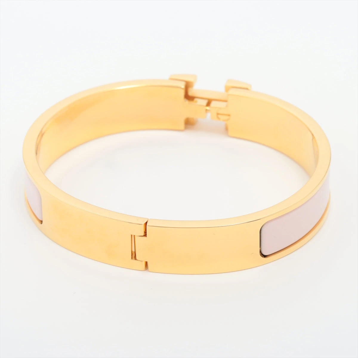 HERMES エルメス クリッククラック PM バングル ピンク ゴールド エルメス Hバングル クリッククラックPM バングル GP ゴールド