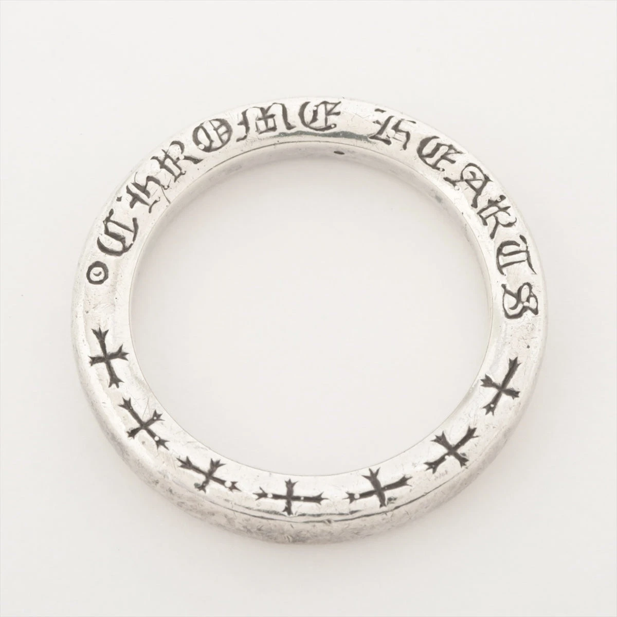 クロムハーツNTFLリング CHROME HEARTS クロムハーツ リング NTFL W サイズ:5号 wダガー