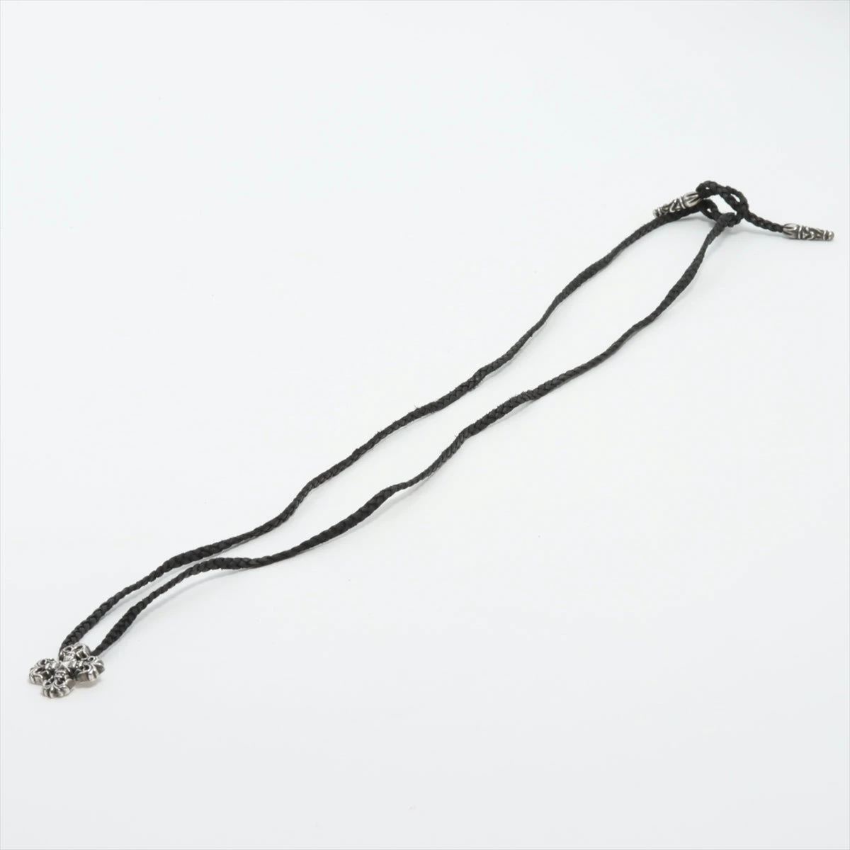 クロムハーツ フィリグリープラス ネックレス レザー×925 23.0g レザー