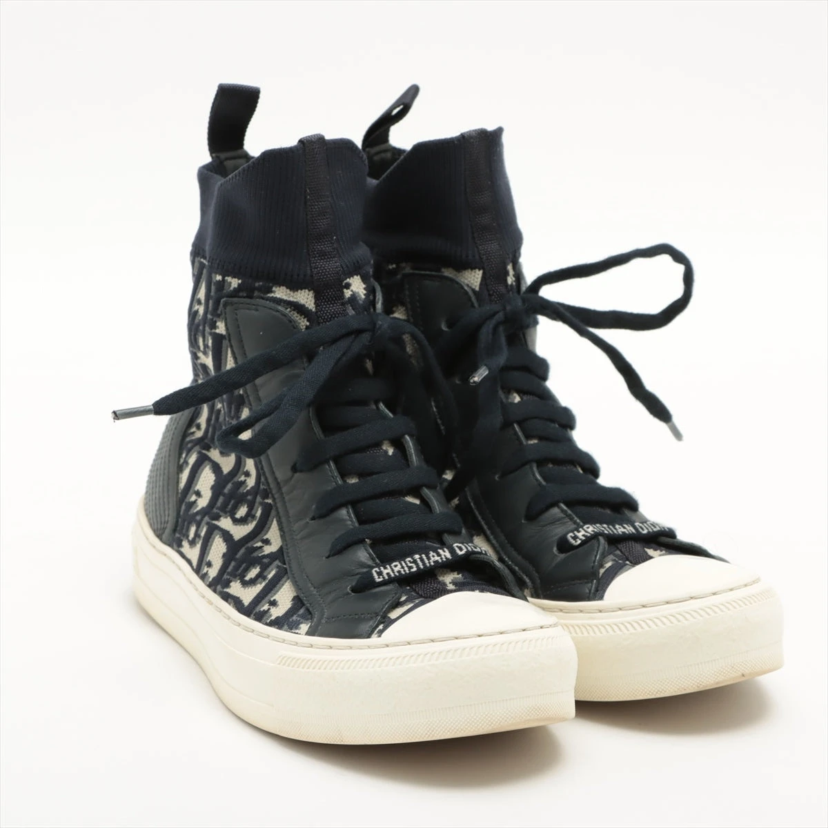 Dior 黒 レザー ハイカットスニーカー 27cm