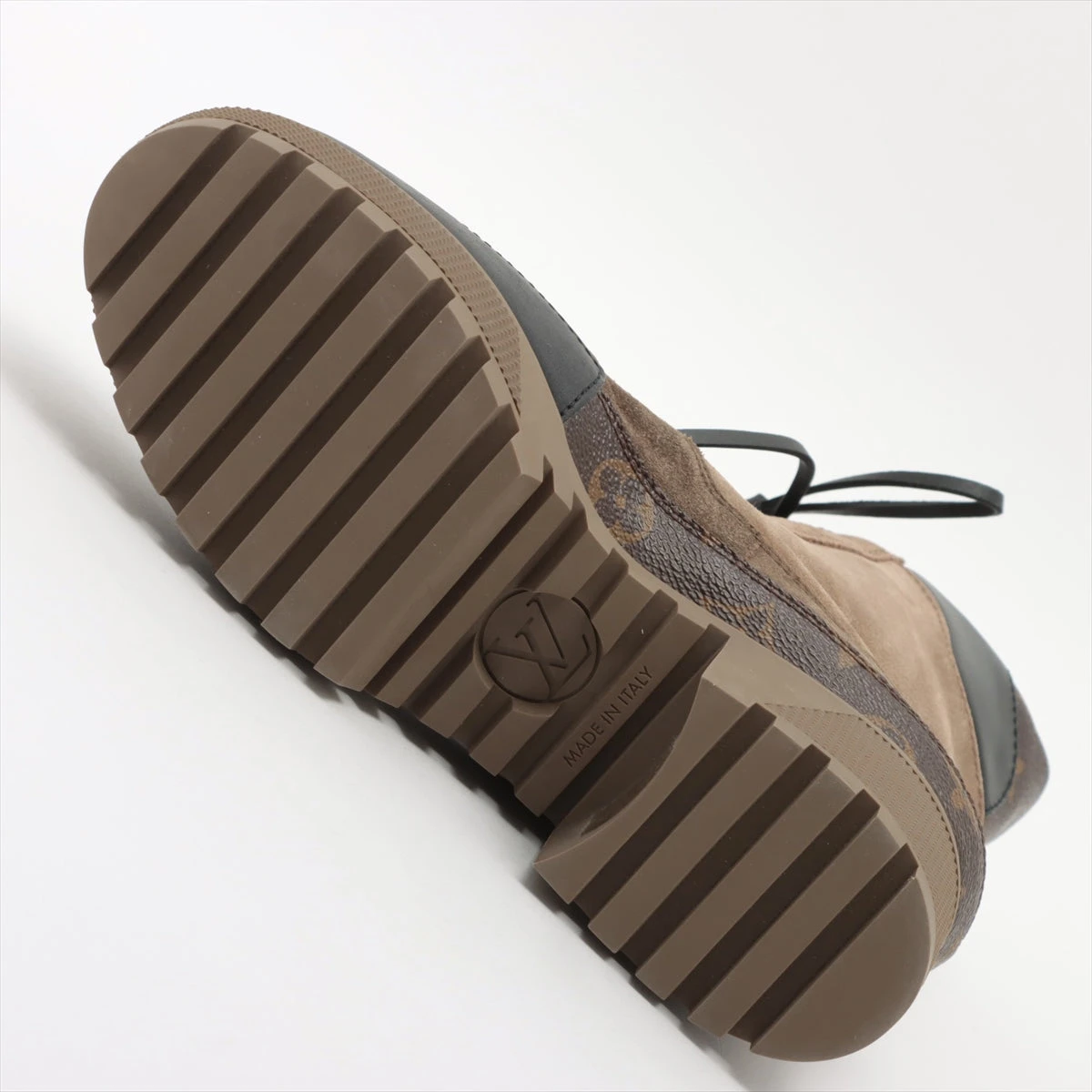 ヴィトン ローリエートライン 20年 レザー×スエード ブーツ 38