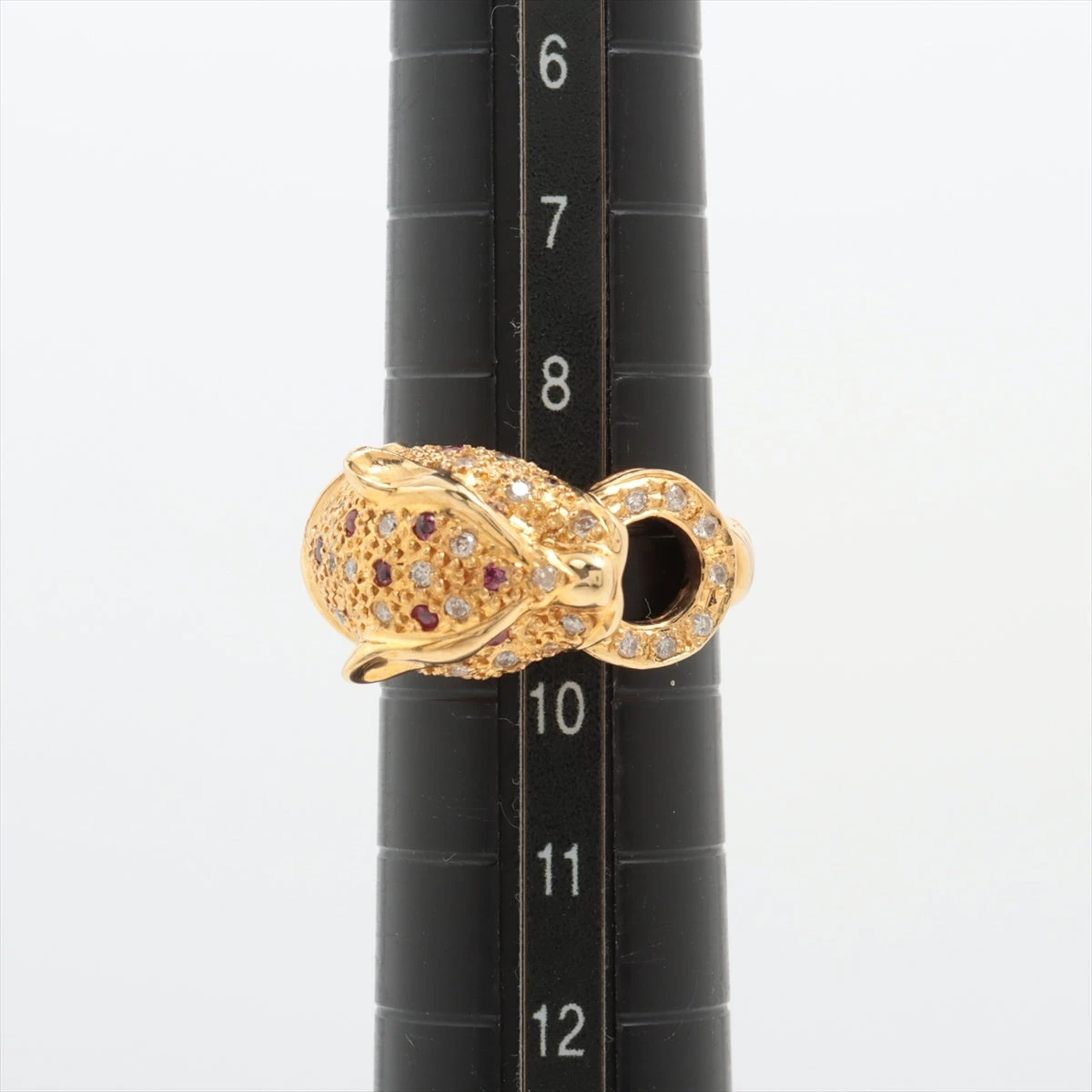 ルビー ダイヤ リング K18 7.4g R017 D025 AP042568｜中古ブランド品 