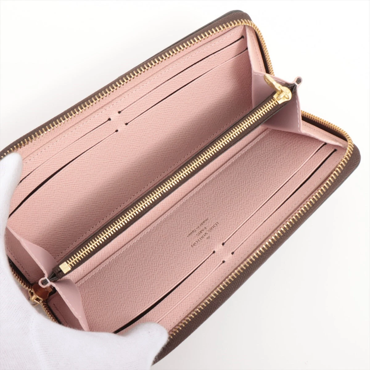 ヴィトン ダミエ ポルトフォイユ・クレマンス N41626 ローズバレ