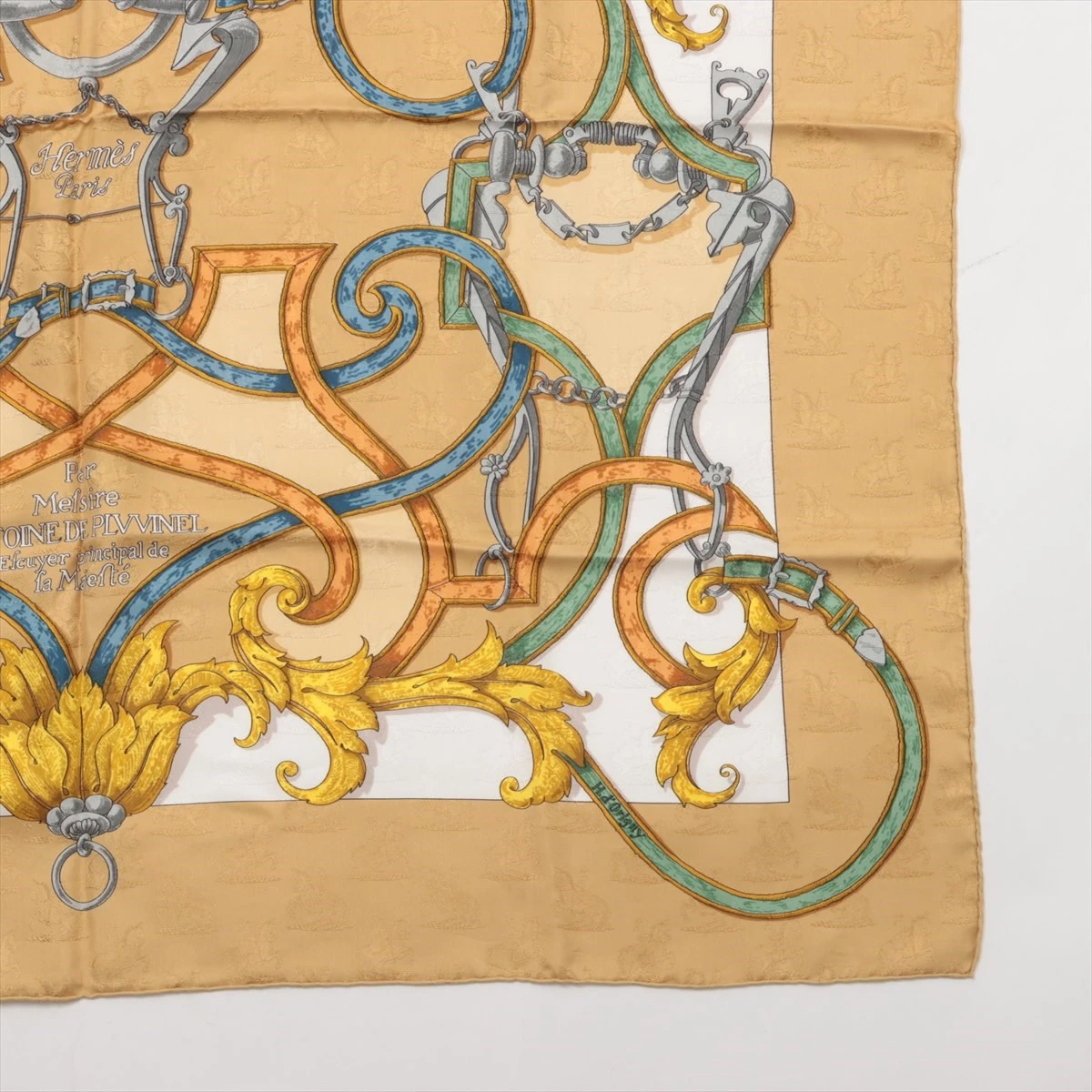 帝王学✮エルメス春夏カレ90◆極美品レア品 HERMES 未使用 超美品 エルメス スカーフ 90 カレ 希少 レア