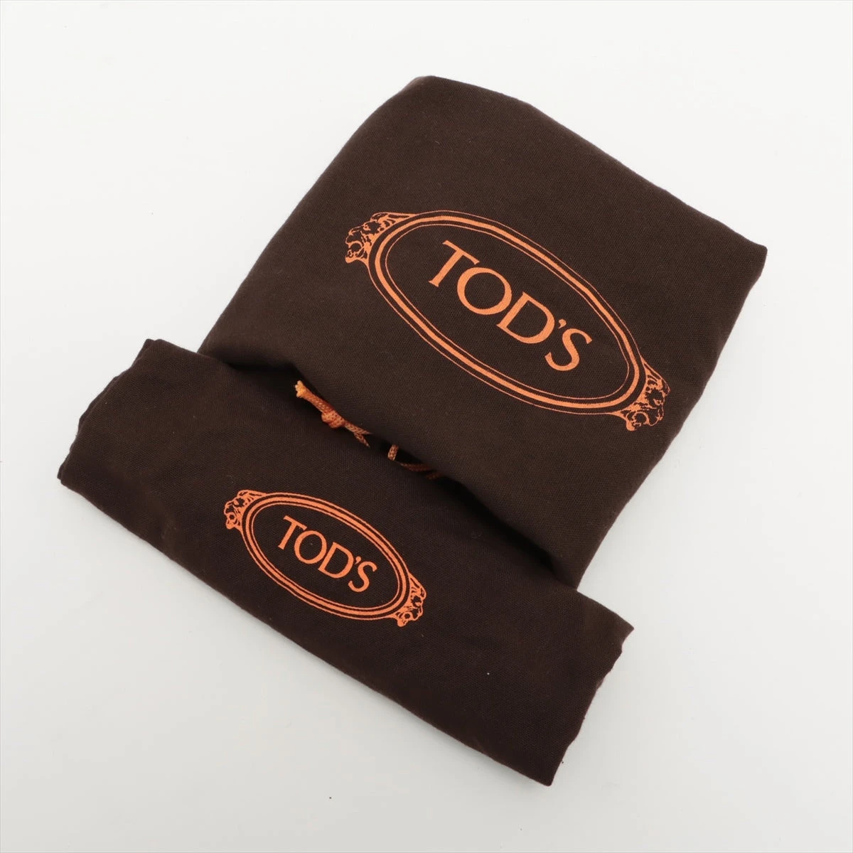 トッズ レザー ショルダーバッグ オレンジ DP014530｜中古ブランド品