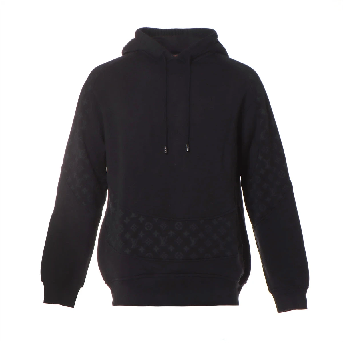 LOUIS VUITTON モノグラムサークルプルオーバーパーカー グレー M LOUIS VUITTON モノグラムサークルプルオーバーパーカー グレー S