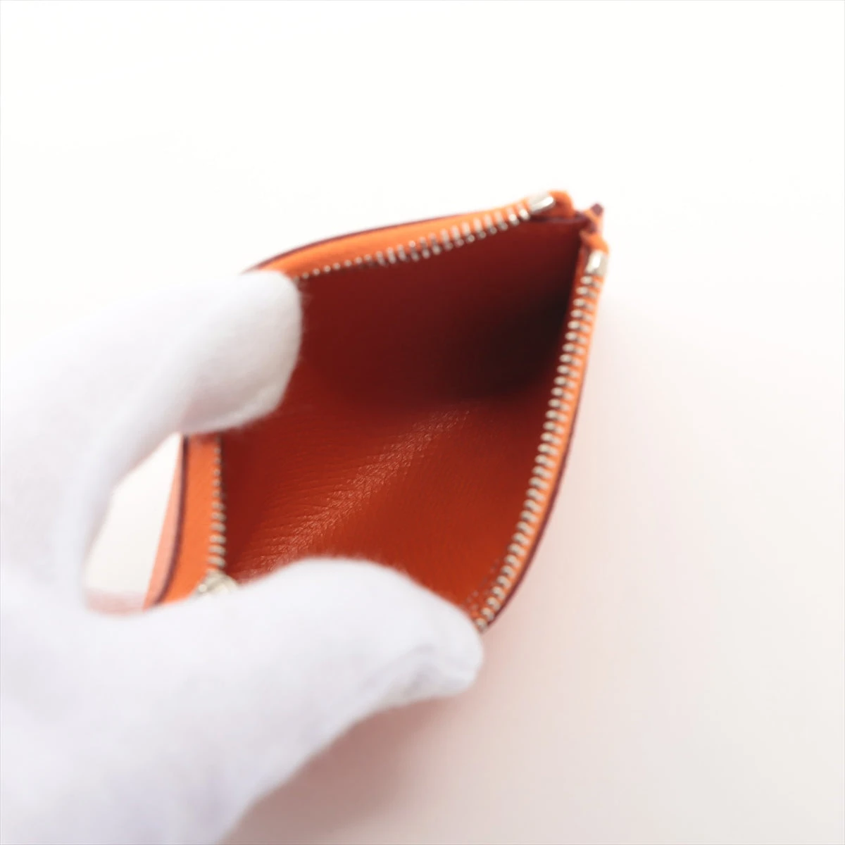 Hパッサン コンパクト 財布 オレンジ