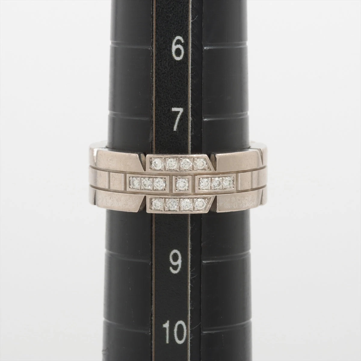 カルティエ タンクフランセーズ ダイヤ リング 750(WG) 8.7g 48