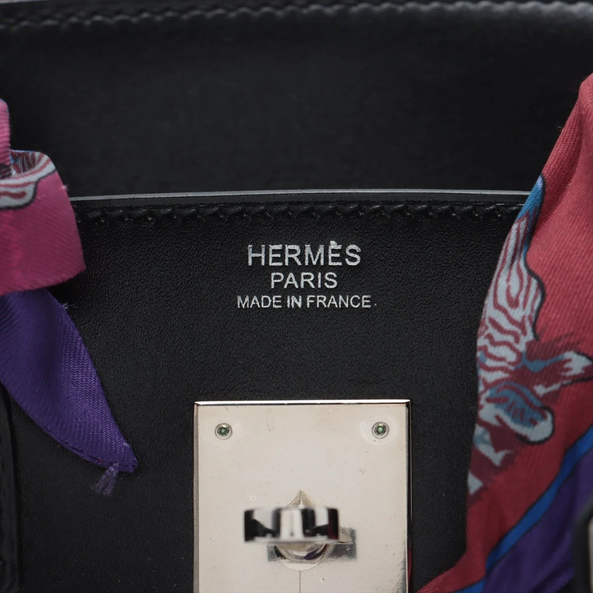 ❤お得なお品❤サーフケース ブラック シルバー金具 エルメス HERMES エルメス 長財布 Bearn Souffle ベアン スフレ