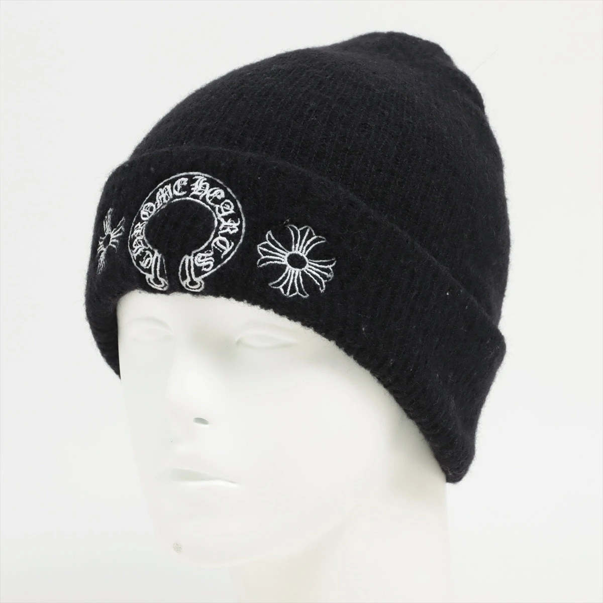 chromehearts クロムハーツ　ホースシュー刺繍　ニットキャップ 中古・古着通販】CHROME HEARTS (クロムハーツ) ホースシューステッチ