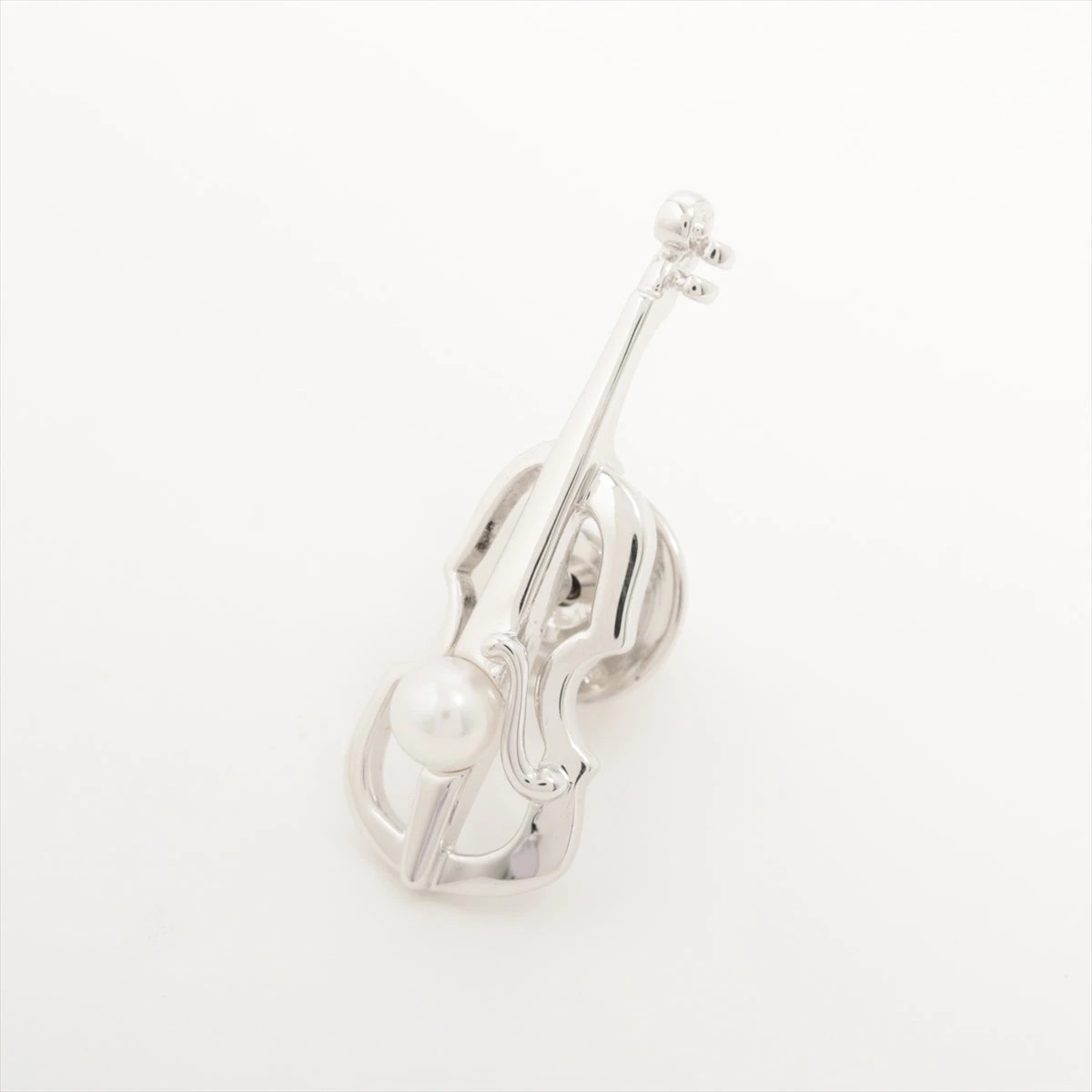 ミキモト パール ピンブローチ SV 3.0g 約4.5mm A2320378｜中古