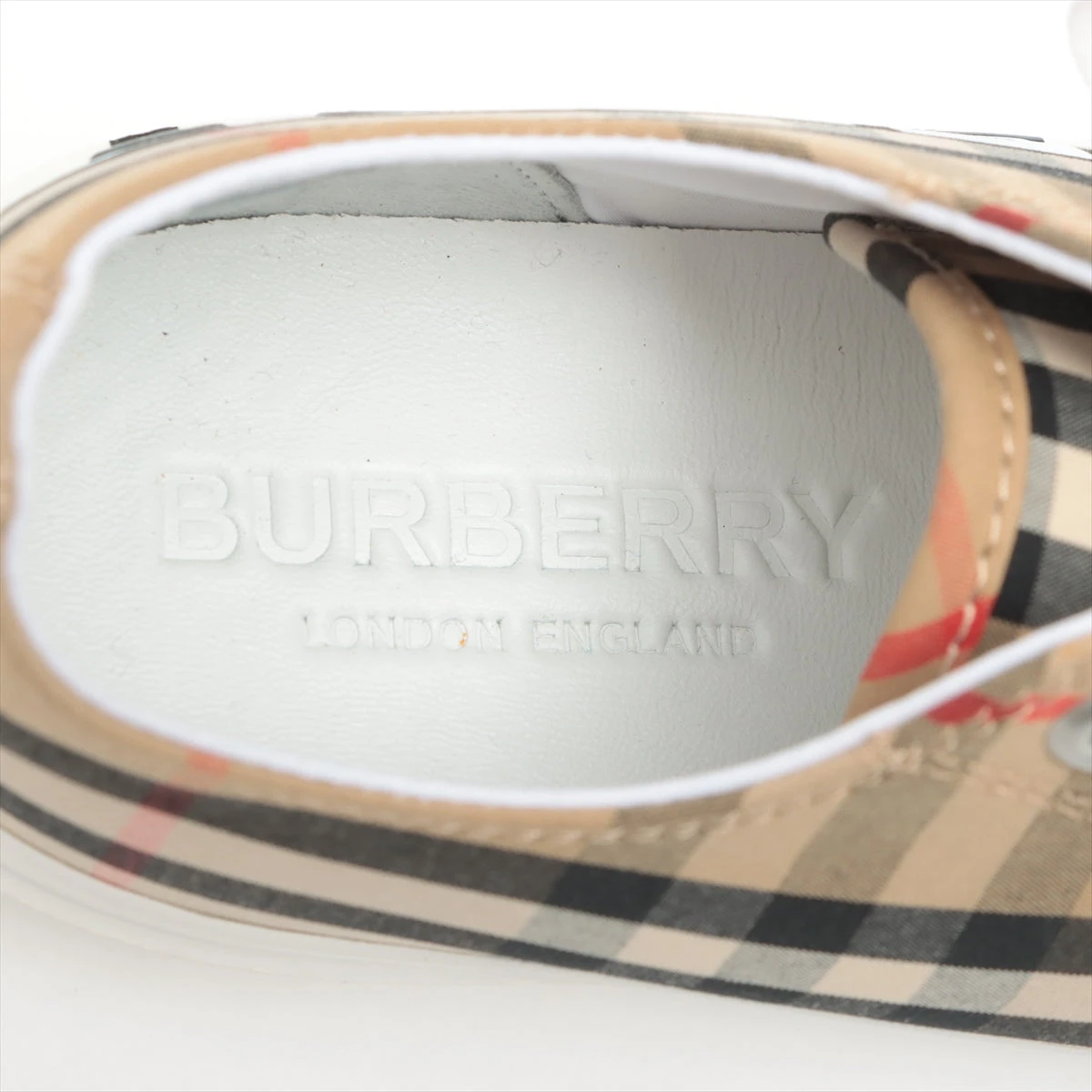 バーバリー キャンバス スニーカー 36.5 レディース ブラウン