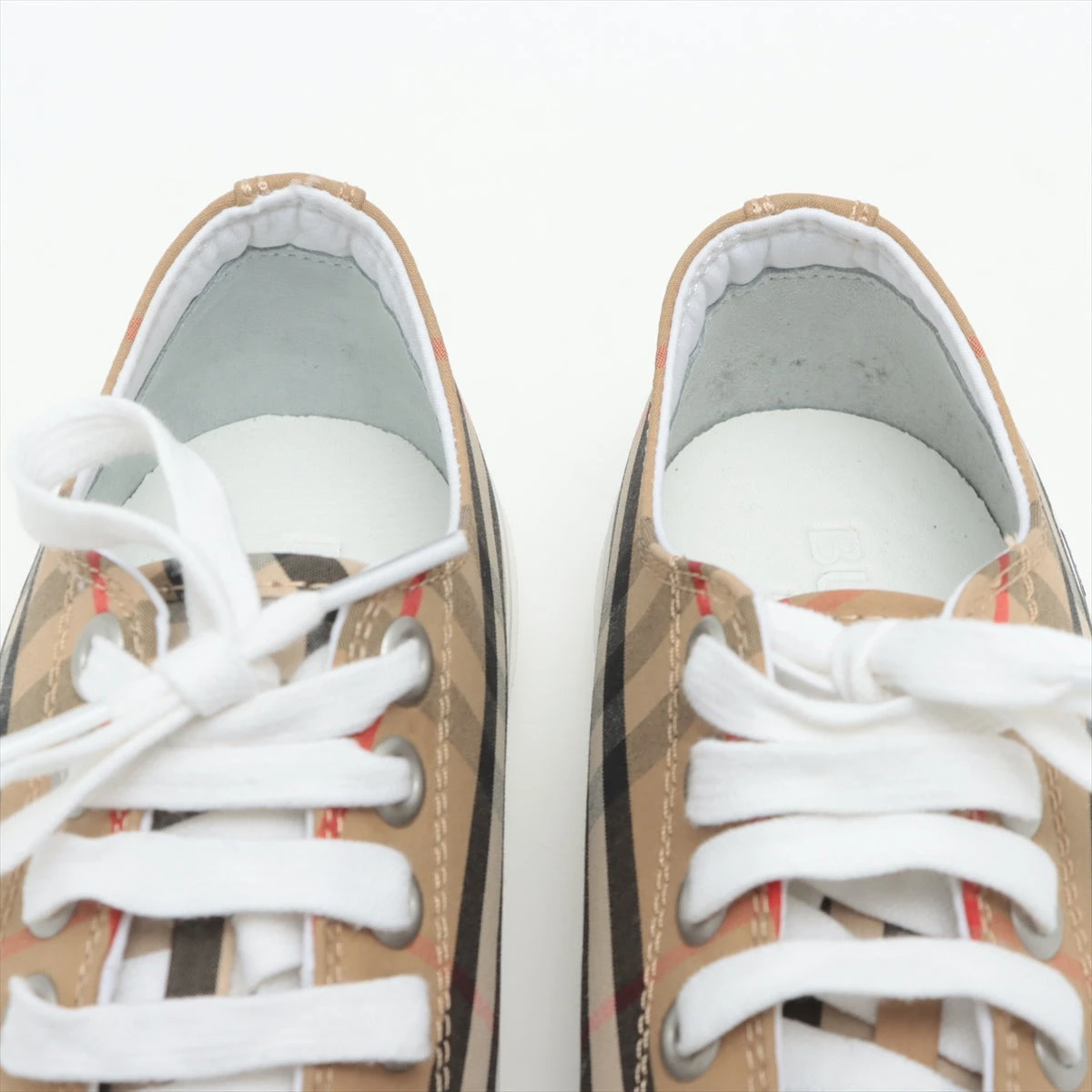 バーバリー キャンバス スニーカー 36.5 レディース ブラウン
