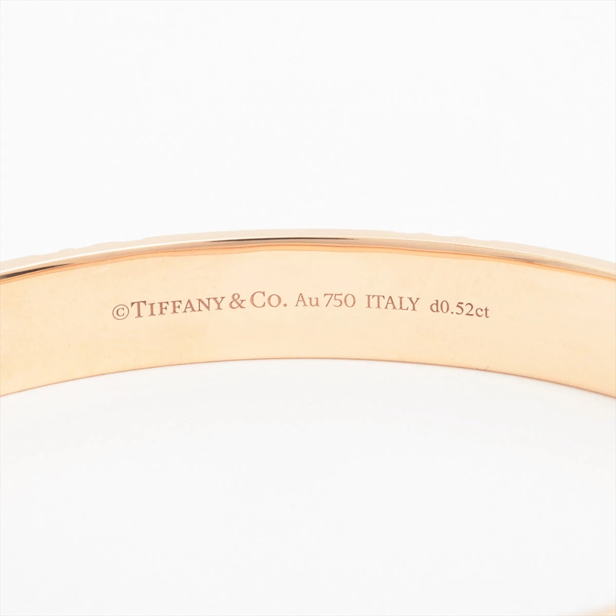 ティファニー アトラス Au750 ダイヤモンド ブレスレット Tiffany & Co. Atlas Open K18 AU750 18K Diamond 4P Bracelet