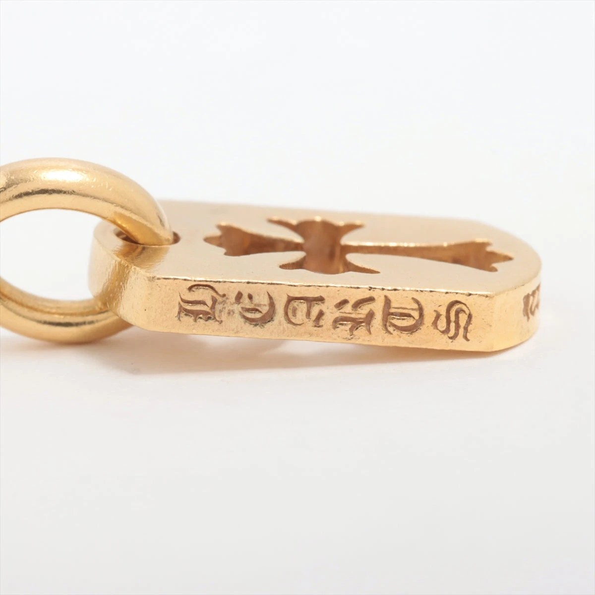 超美品　CHカットアウトクロスドッグタグタイニー クロムハーツカットアウトクロスドッグタグ(タイニー)&CHクロス