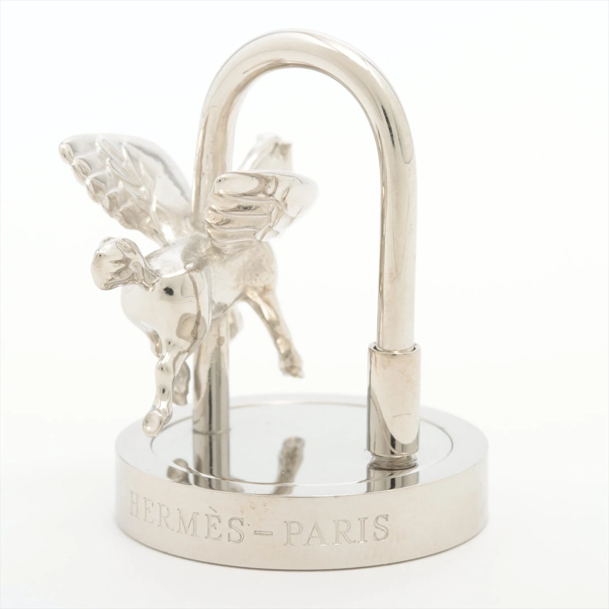 HERMES ペガサス シルバー キーホルダー HERMES ペガサスチャーム シルバー
