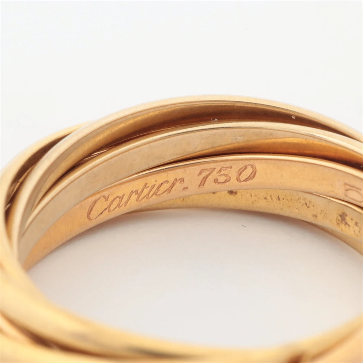 【Cartier 】ヴィンテージ　トリニティリング750　7号 楽天市場】カルティエ トリニティ リング 指輪 750 7号 Cartier : Le
