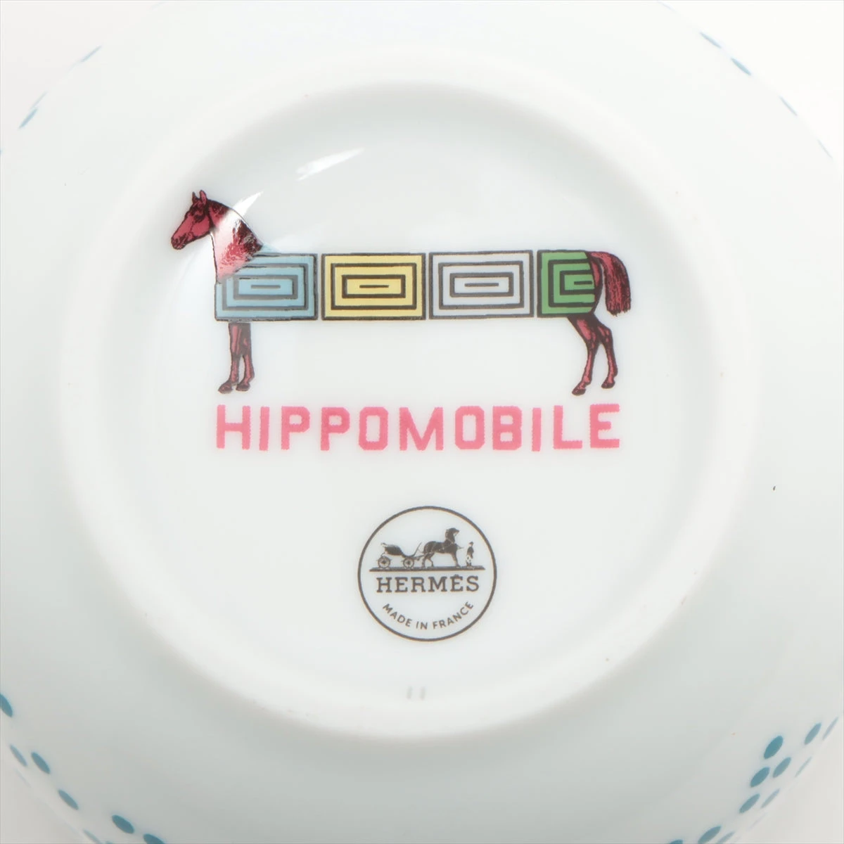 HERMES マグカップ イポモビル 陶器 マルチカラー