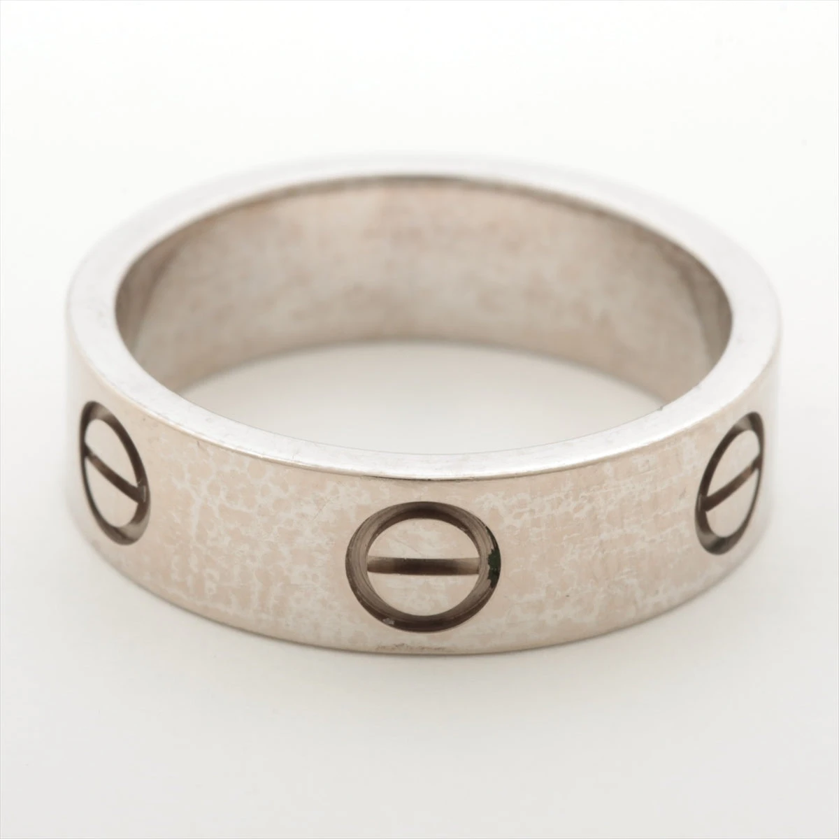 カルティエ ミニラブ リング 750WG 63号 4.2ｇ カルティエ ミニラブ リング 750(WG) 4.0g 54 一部打痕 B4049654