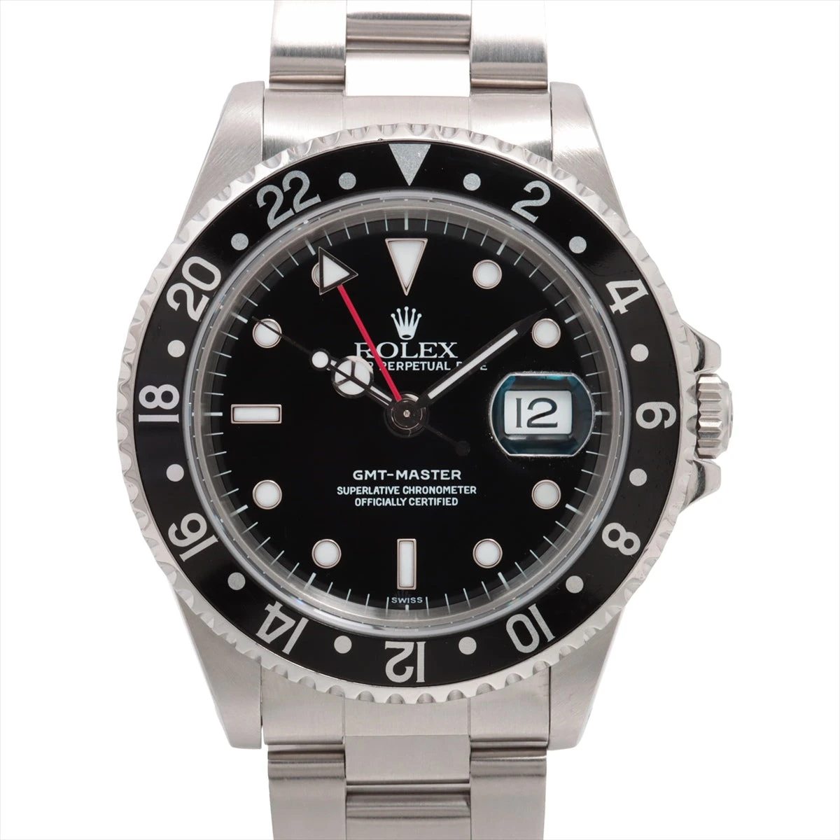 ロレックス GMTマスター 16700 A580934 SS×PT AT 黒文字盤 あまりごまなし