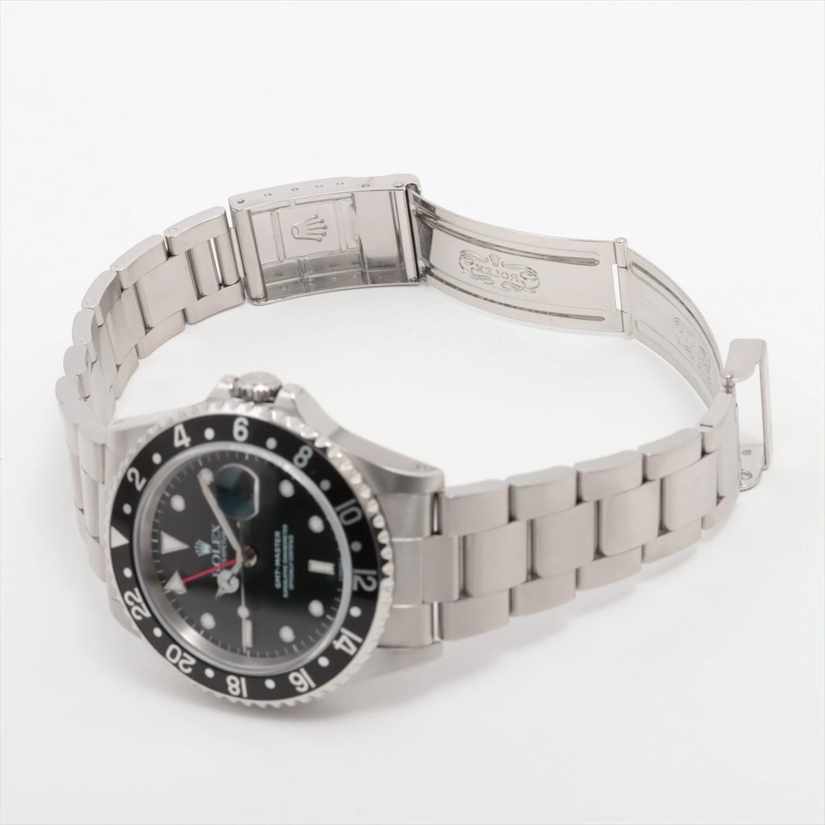 ロレックス GMTマスター 16700 オイスターブレスレット 黒 ドット