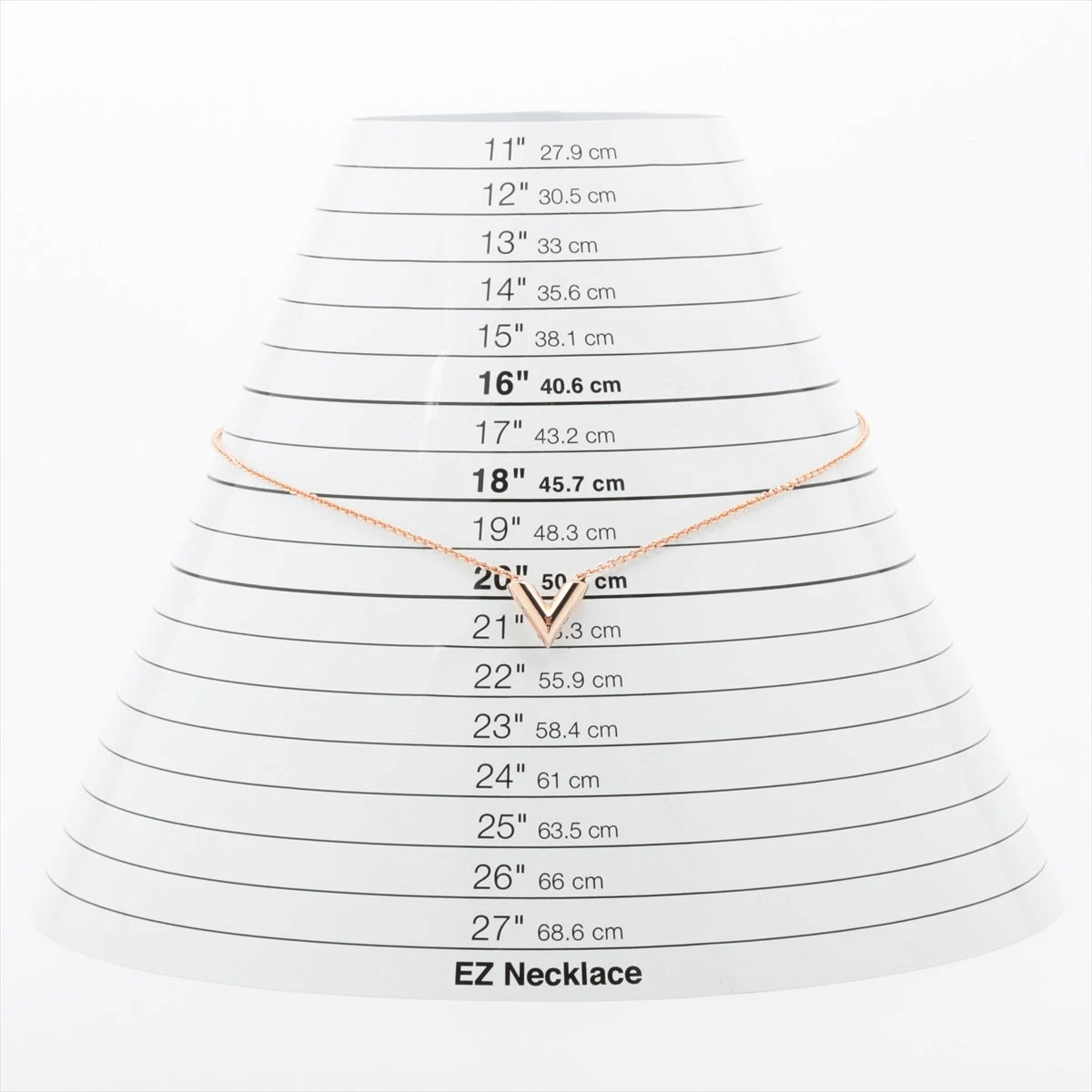 ヴィトン M80137 エセンシャル V LE0241 ネックレス GP ローズゴールド