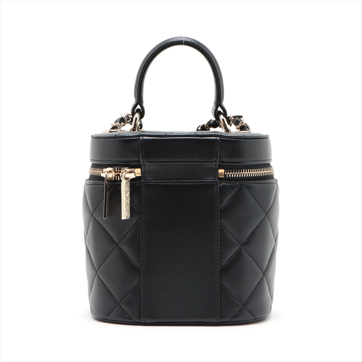 CHANEL★シャネル マトラッセチェーン ラムスキンAランク シャネル マトラッセ ラムスキン チェーンウォレット ブラック