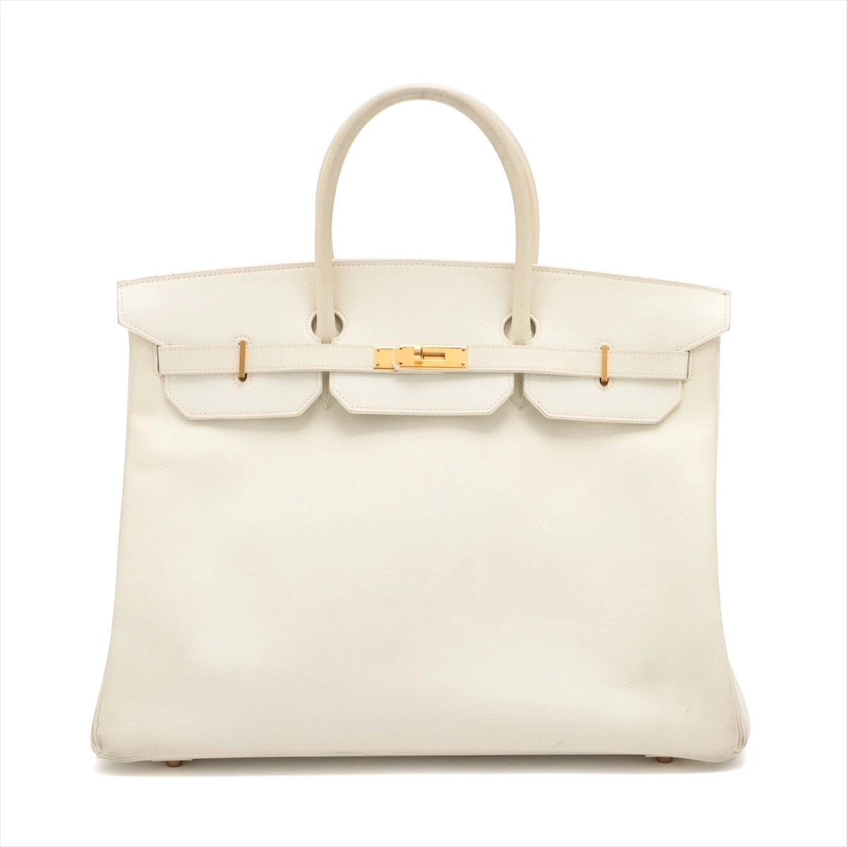 エルメス バーキン40 クシュベル ホワイト ゴールド金具 ○Z