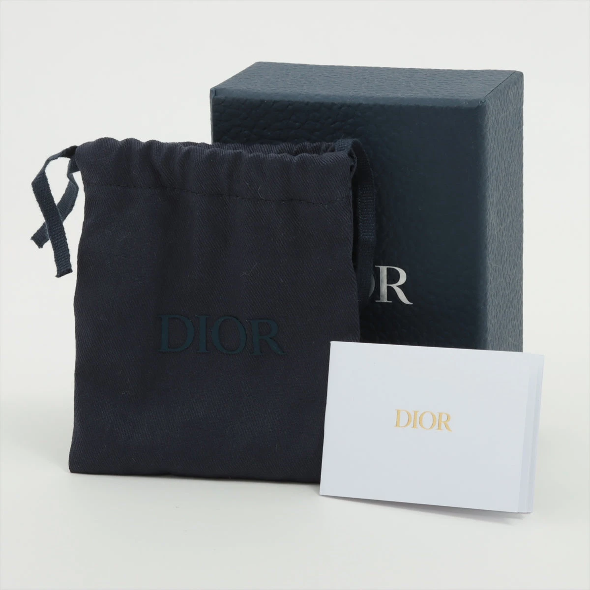 Dior ディオール　クリア　バングル　ブルー　青　ラインストーン　腕輪　アクセ Christian Dior - Dior ディオール クリア バングル ブルー 青