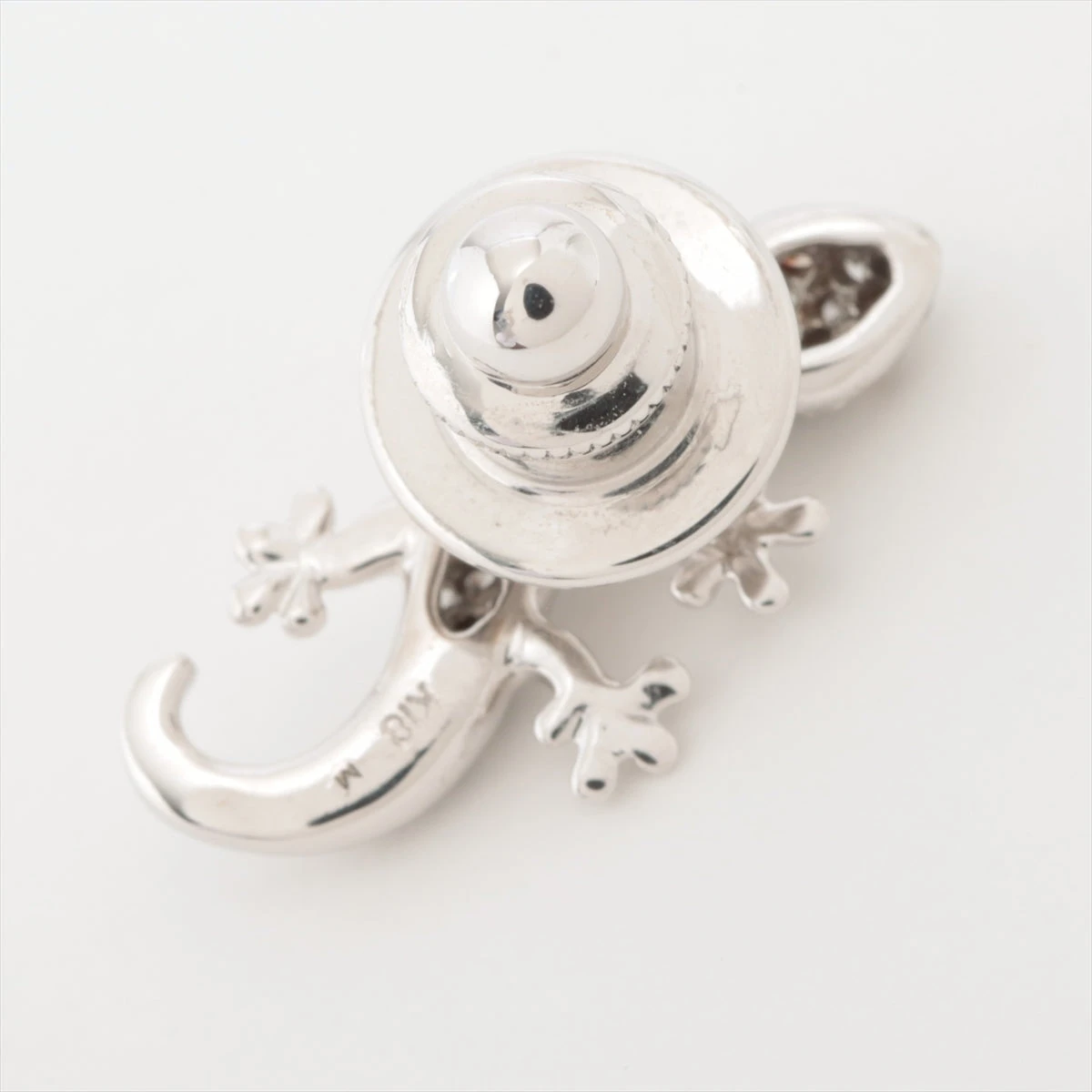 ミキモト ダイヤ ピンブローチ K18(WG) 総2.5g AP046704｜中古ブランド