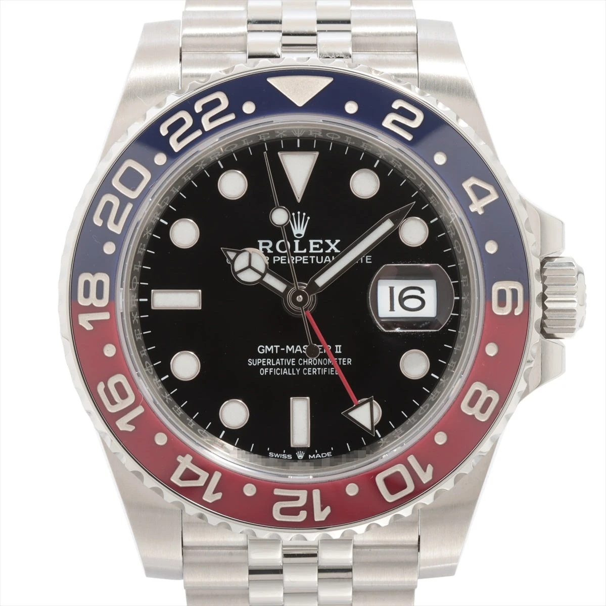 ロレックス GMTマスター Ⅱ 126710BLRO SS AT 黒文字盤 あまりごま4