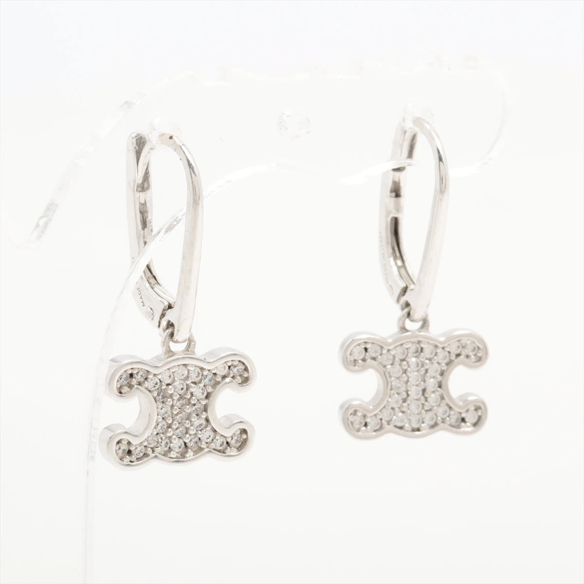 美品 CELINE 両耳用 ピアス ラインストーン チェーン 楽天市場】【P5倍】セリーヌ／CELINE ”RHINESTONE STUDS