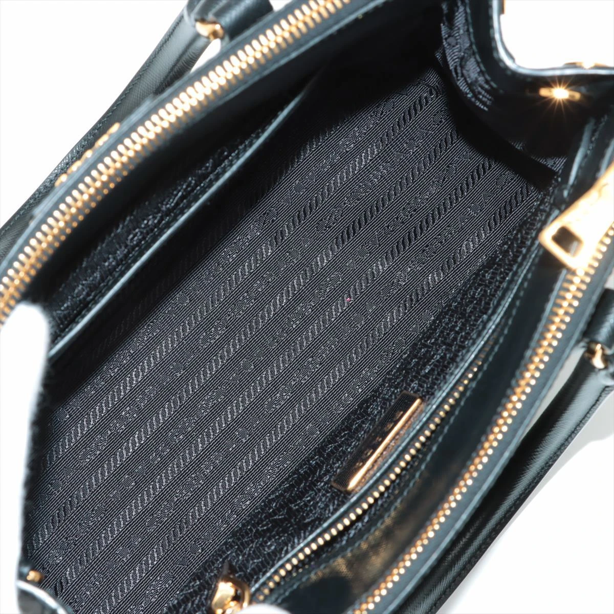 【専用出品】be☺︎☺︎様　② プラダ サフィアーノラクス 2WAYハンドバッグ ブラック BN2896