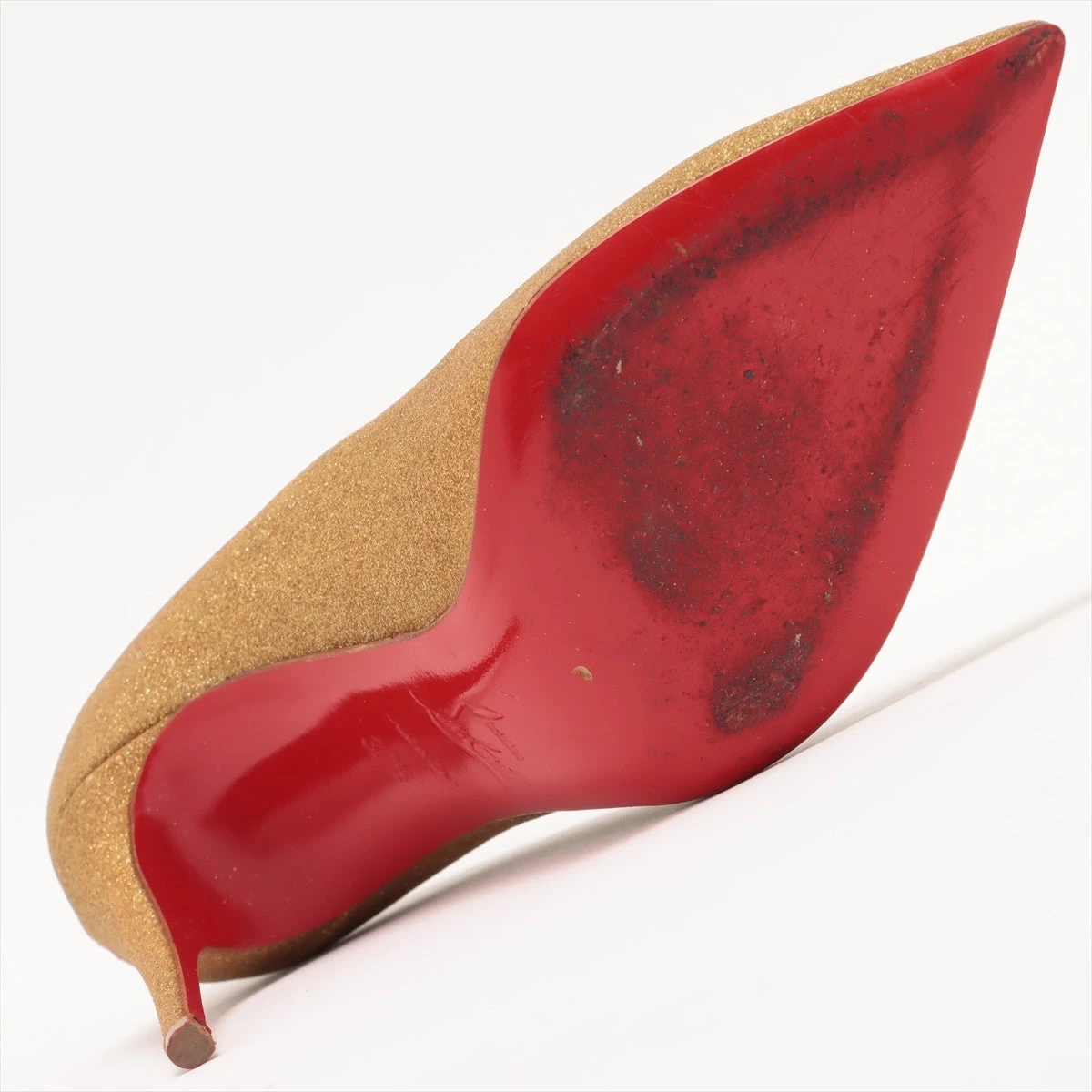 クリスチャンルブタン グリッター パンプス 37 1/2 レディース