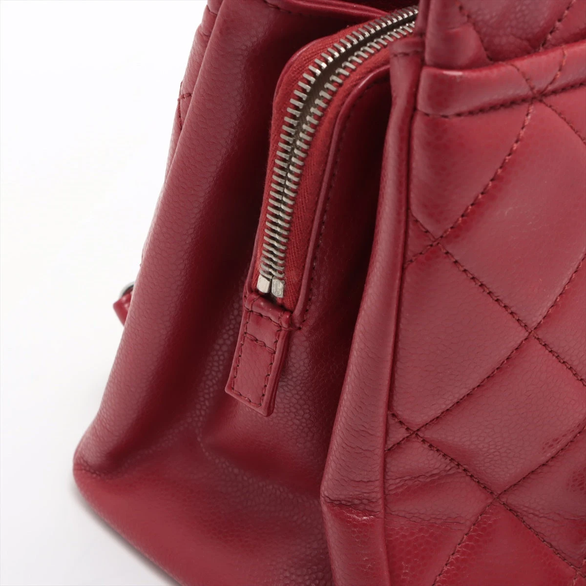 シャネル マトラッセ キャビアスキン チェーントートバッグ ココマーク 