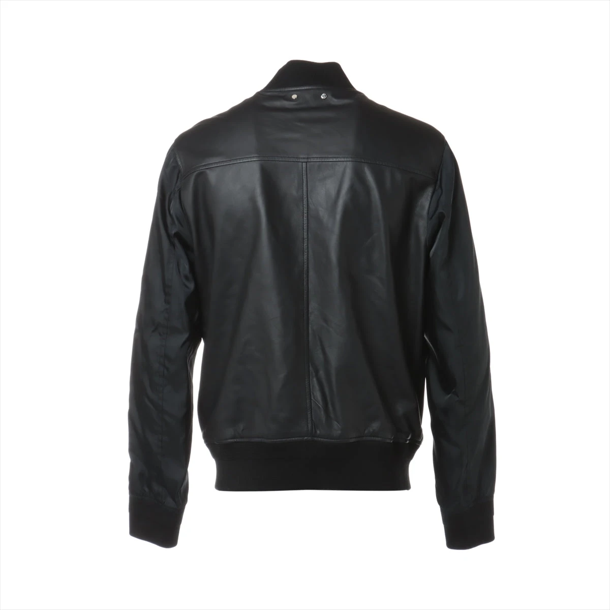 極美品 ルイヴィトン モノグラム リバーシブル レザージャケット ヴィトン 19AW ラム レザージャケット 50 メンズ ブラック